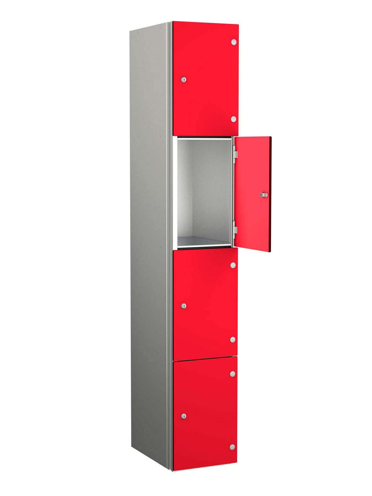 ZENBOX WET AREA LOCKERS WITH SGL DOORS - DYNASTY RED 4 DOOR Storage Lockers > Lockers > Cabinets > Storage > Probe > One Stop For Safety   