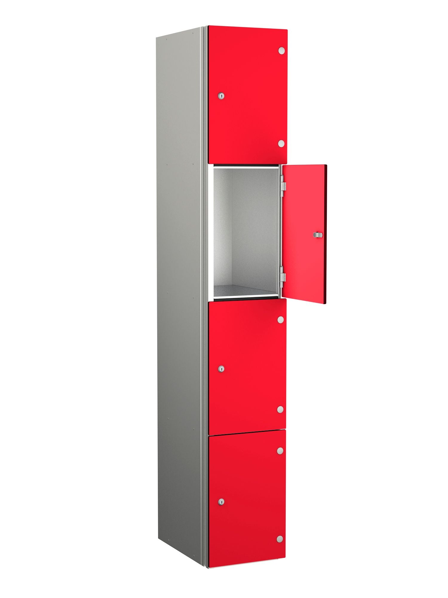 ZENBOX WET AREA LOCKERS WITH SGL DOORS - DYNASTY RED 4 DOOR Storage Lockers > Lockers > Cabinets > Storage > Probe > One Stop For Safety   
