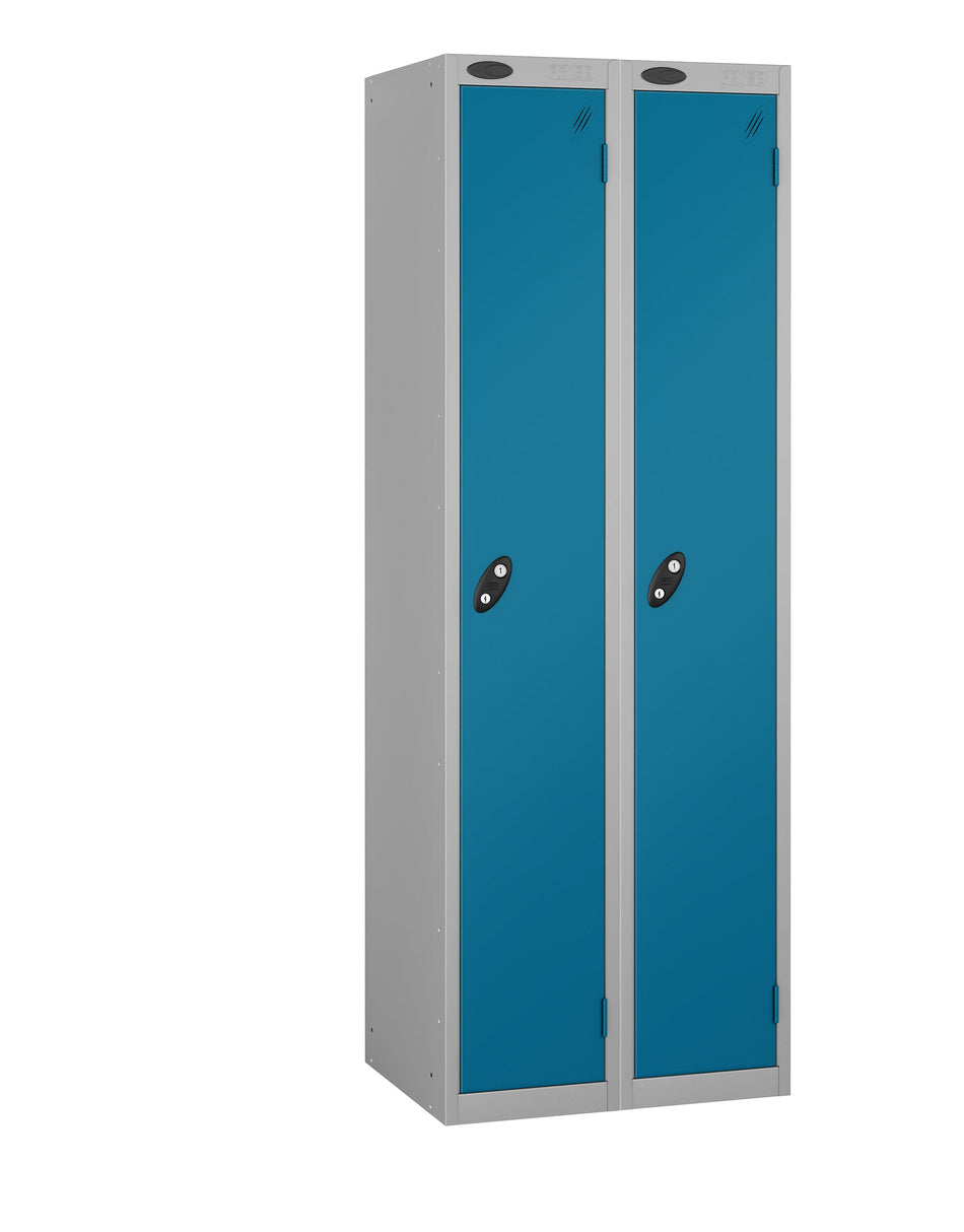 PROBELOW LOW LEVEL 2 NEST STEEL LOCKERS - ELECTRIC BLUE 1 DOOR Storage Lockers > Lockers > Cabinets > Storage > Probe > One Stop For Safety   
