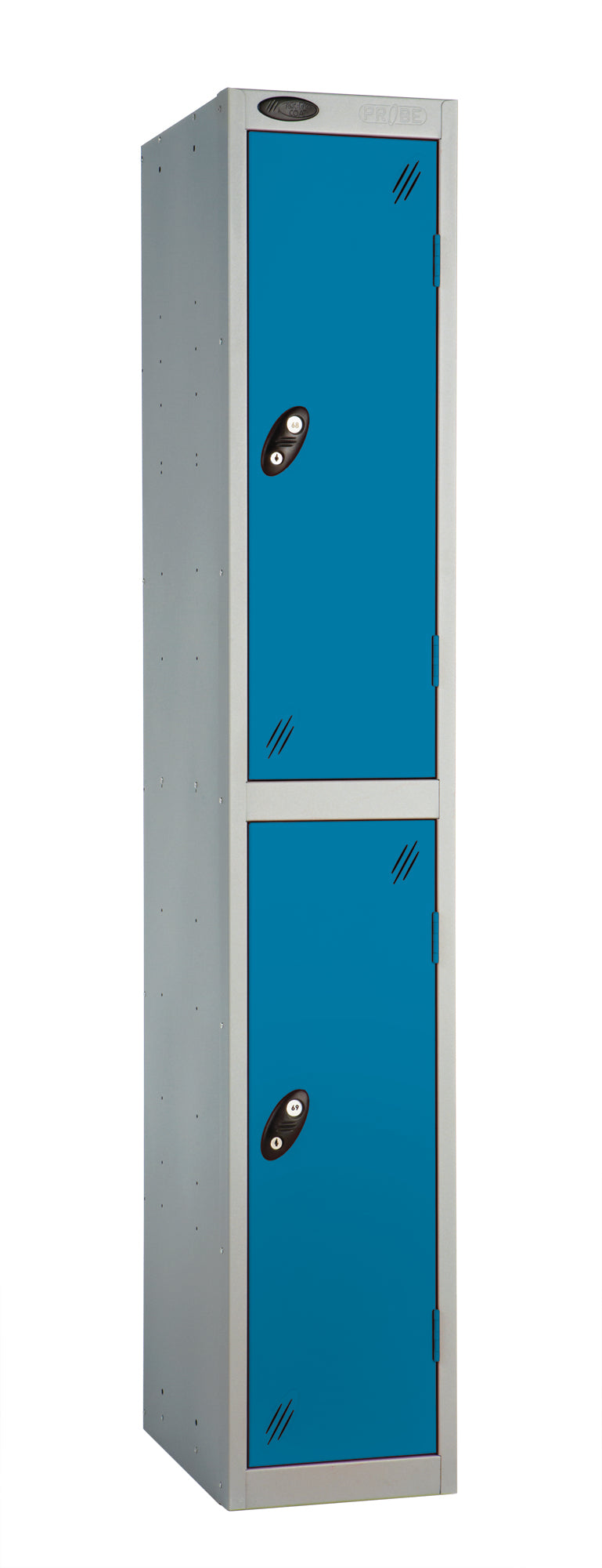 PROBEBOX STANDARD 1 NEST STEEL LOCKERS - ELECTRIC BLUE 2 DOOR Storage Lockers > Lockers > Cabinets > Storage > Probe > One Stop For Safety   