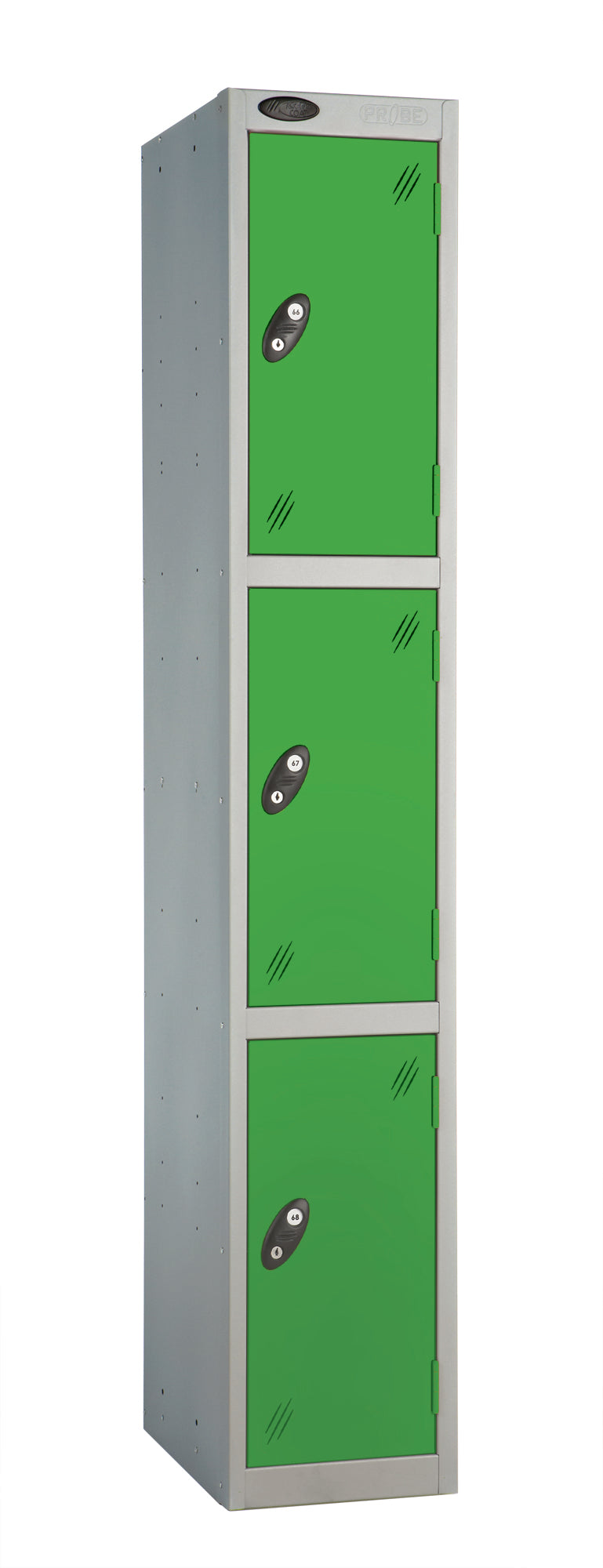 PROBEBOX STANDARD 1 NEST STEEL LOCKERS - FOREST GREEN 3 DOOR Storage Lockers > Lockers > Cabinets > Storage > Probe > One Stop For Safety   