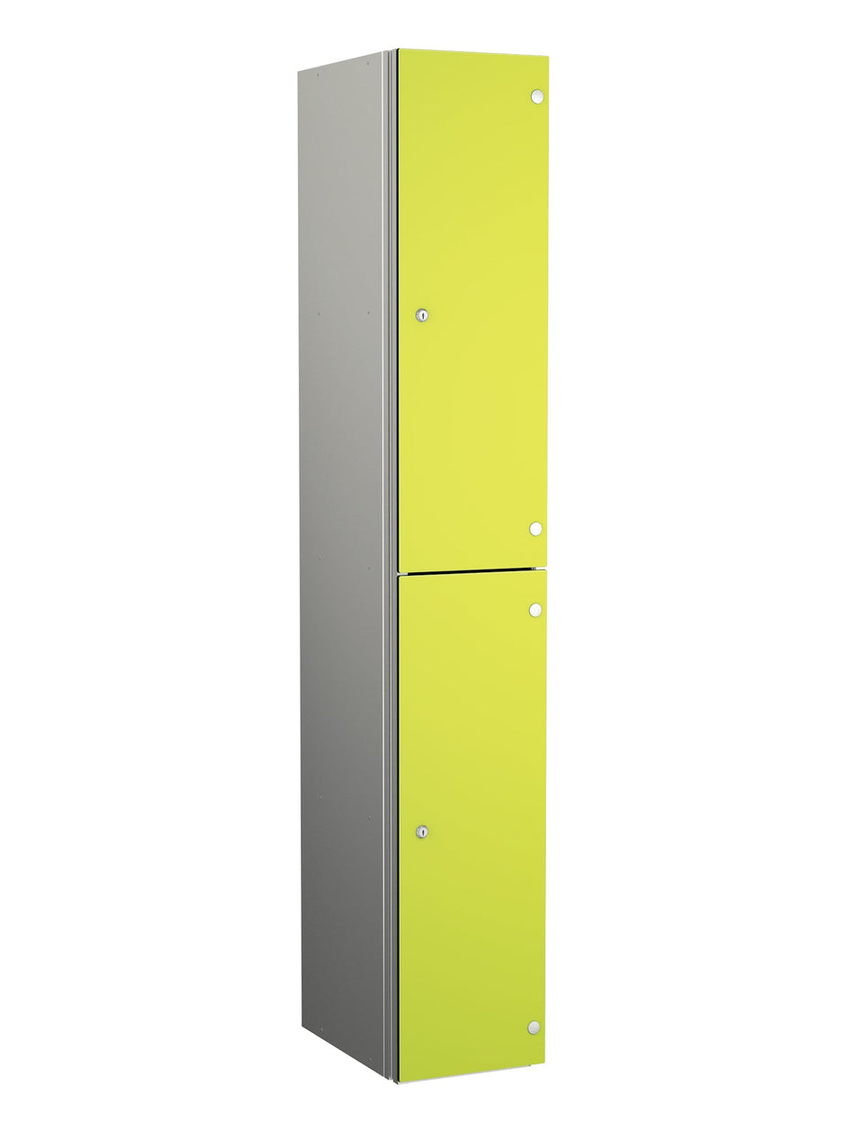 ZENBOX WET AREA LOCKERS WITH SGL DOORS - LIME YELLOW 2 DOOR Storage Lockers > Lockers > Cabinets > Storage > Probe > One Stop For Safety   