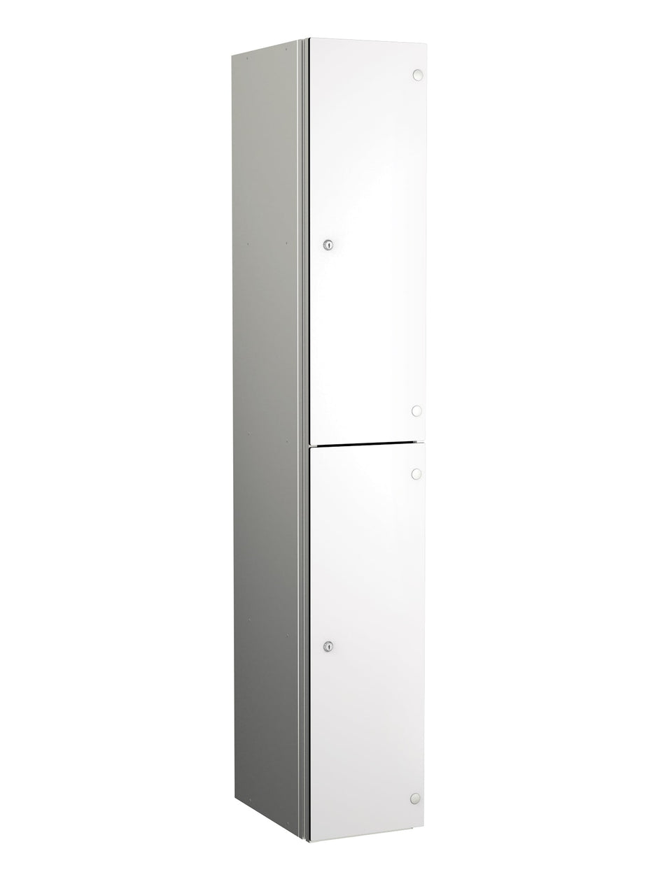 ZENBOX WET AREA LOCKERS WITH SGL DOORS - PEARLY WHITE 2 DOOR Storage Lockers > Lockers > Cabinets > Storage > Probe > One Stop For Safety   