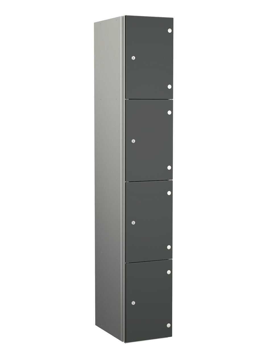 ZENBOX WET AREA LOCKERS WITH SGL DOORS - DARK GREY 4 DOOR Storage Lockers > Lockers > Cabinets > Storage > Probe > One Stop For Safety   