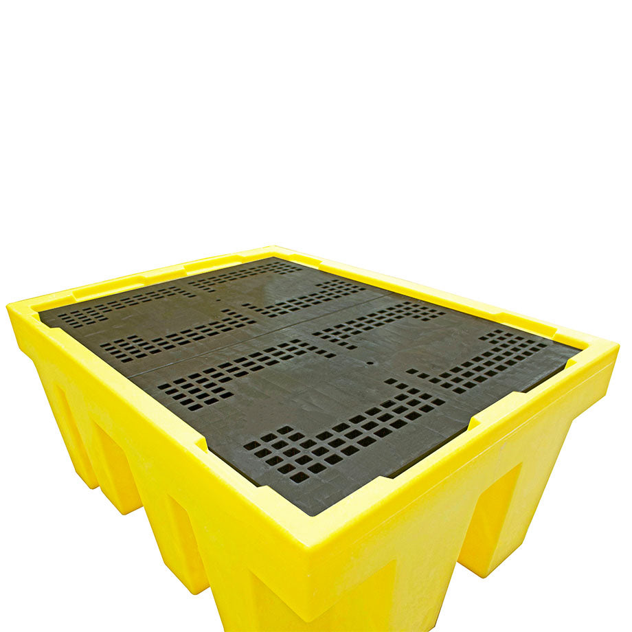 BB1 IBC Spill Pallet Bund With Removable Grid For Single IBC Unit One bb1-ibc-spill-pallet-bund-with-removable-grid-for-single-ibc-unit-one