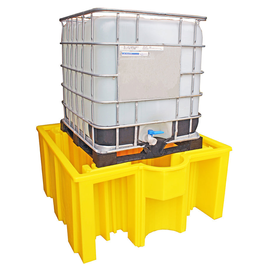 BB3 Spill Pallet Bund with No Grid - Suitable for 1 x 1000 Litre IBC Unit Spill Pallet > IBC Storage Tank > Spill Containment > Spill Control > Romold > One Stop For Safety   
