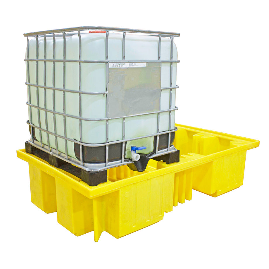 BB4 IBC Spill Pallet Bund with No Grid - Suitable for 2 x 1000 Litre IBC Unit Spill Pallet > IBC Storage Tank > Spill Containment > Spill Control > Romold > One Stop For Safety   
