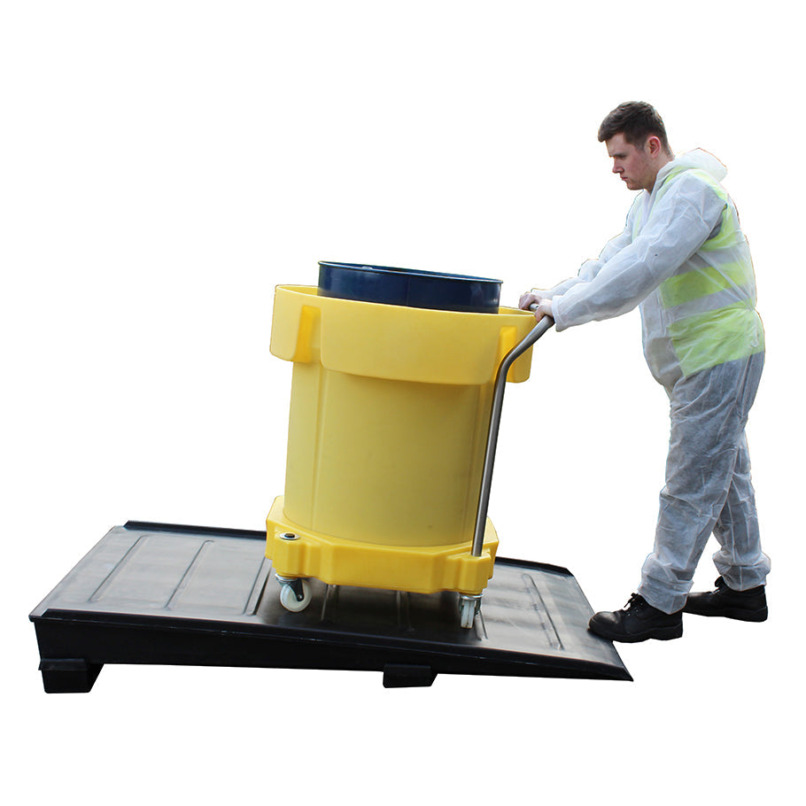 Bunded Ramp BFR3 Bund Floor Ramp - Suitable for use with Drum Spill Pallet BP4L ...