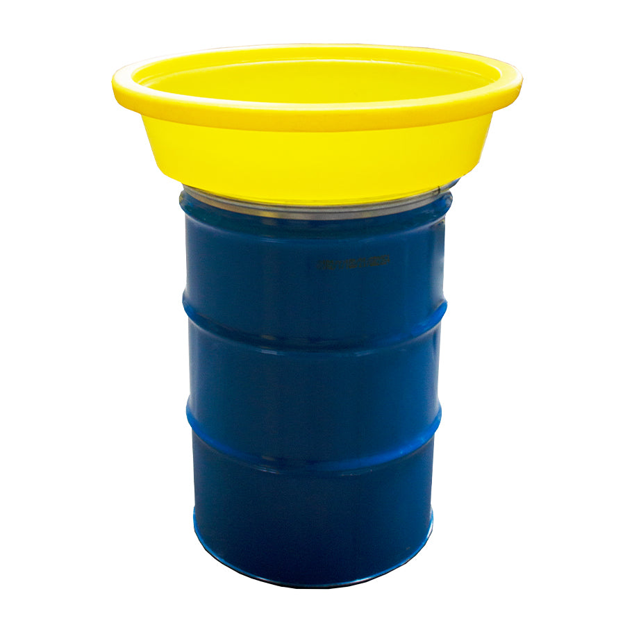 BT75 Drum Top Tray with Spout & Debris Strainer Funnel for 205ltr Drums Spill Pallet > Drum Storage > Spill Containment > Spill Control > Romold > One Stop For Safety   