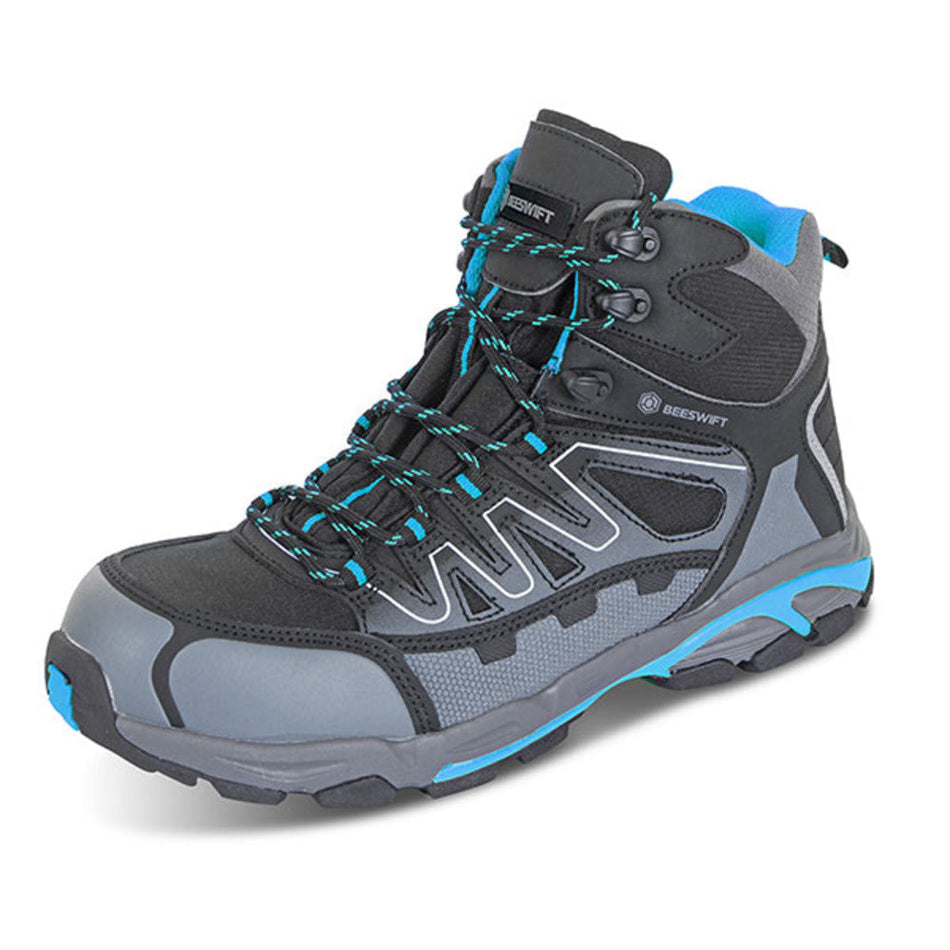 Beeswift S3 SRC Composite Safety Hiker Boot in Black, Blue & Grey Safety Shoes > Safety Boots > PPE > Protective Personal Equipment > Beeswift > One Stop For Safety 03 (36)  