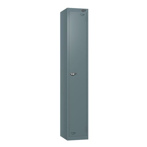 PURE SCHOOL LOCKERS WITH SLATE GREY BODY - SLATE GREY 1 DOOR Storage Lockers > Lockers > Cabinets > Storage > Pure > One Stop For Safety   