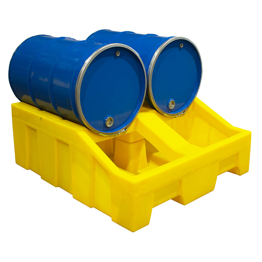 DB4 Dispensing Bund Base Unit - Suitable for 2 x 205 Litre Drums Spill Pallet > Drum Storage > Spill Containment > Spill Control > Romold > One Stop For Safety   