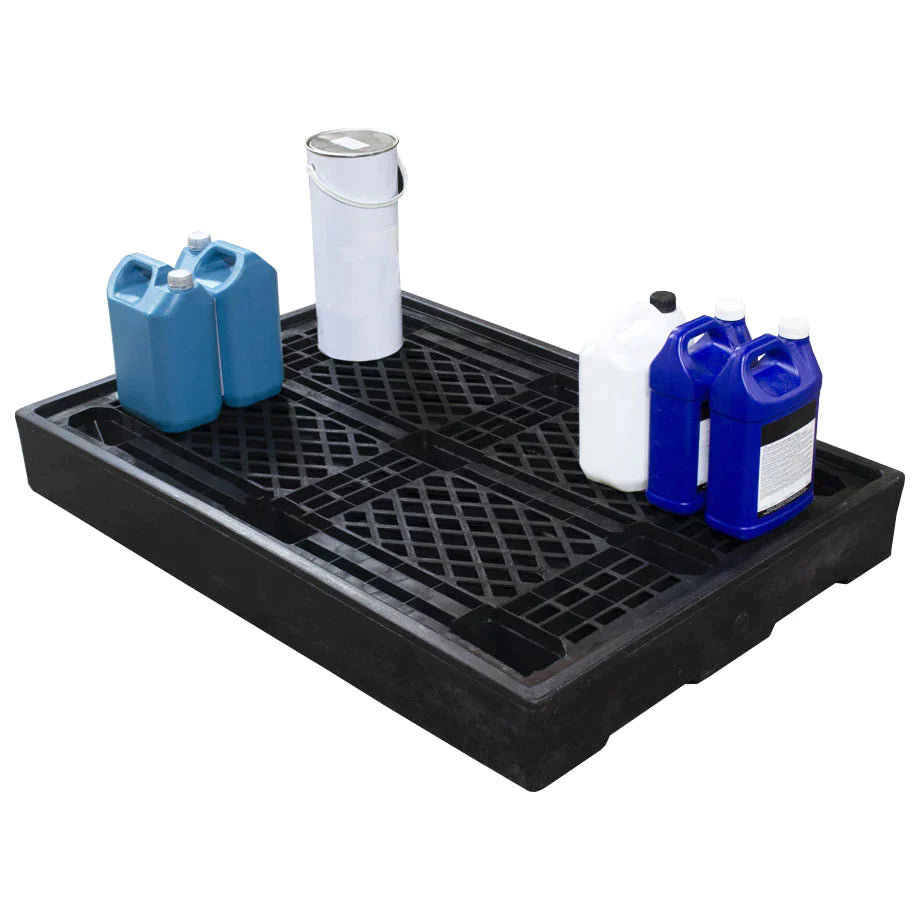 EC02D Romold Bund Spill Deck Flooring with Removable Grids & 130 Litre Sump Capacity Spill Pallet > Bunded Spill Deck > Spill Containment > Spill Control > Romold > One Stop For Safety   