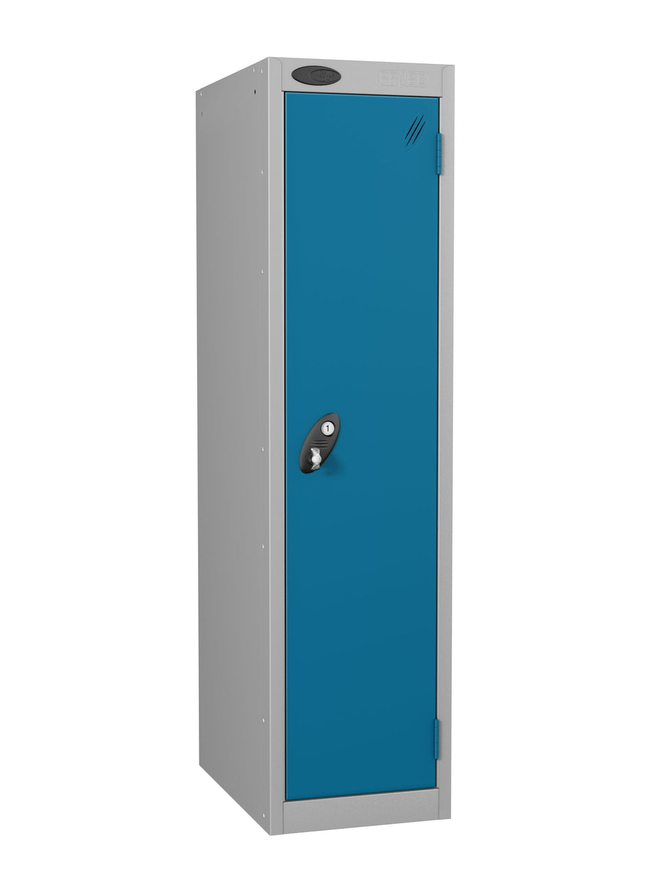 PROBELOW LOW LEVEL 1 NEST STEEL LOCKERS - ELECTRIC BLUE 1 DOOR Storage Lockers > Lockers > Cabinets > Storage > Probe > One Stop For Safety   