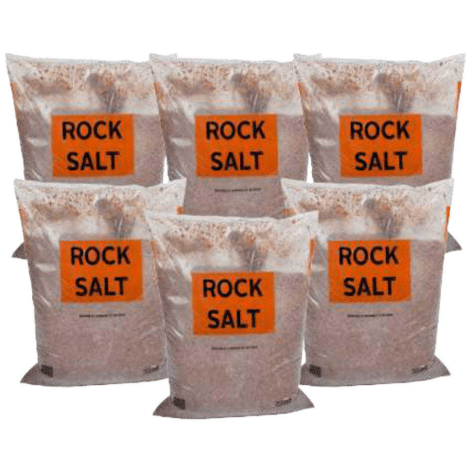 Multi Pack Brown De-Icing Rock Salt in 25kg Bags - 6 Single Bags Grit Bin > Winter > De-Icing Salt One Stop For Safety   