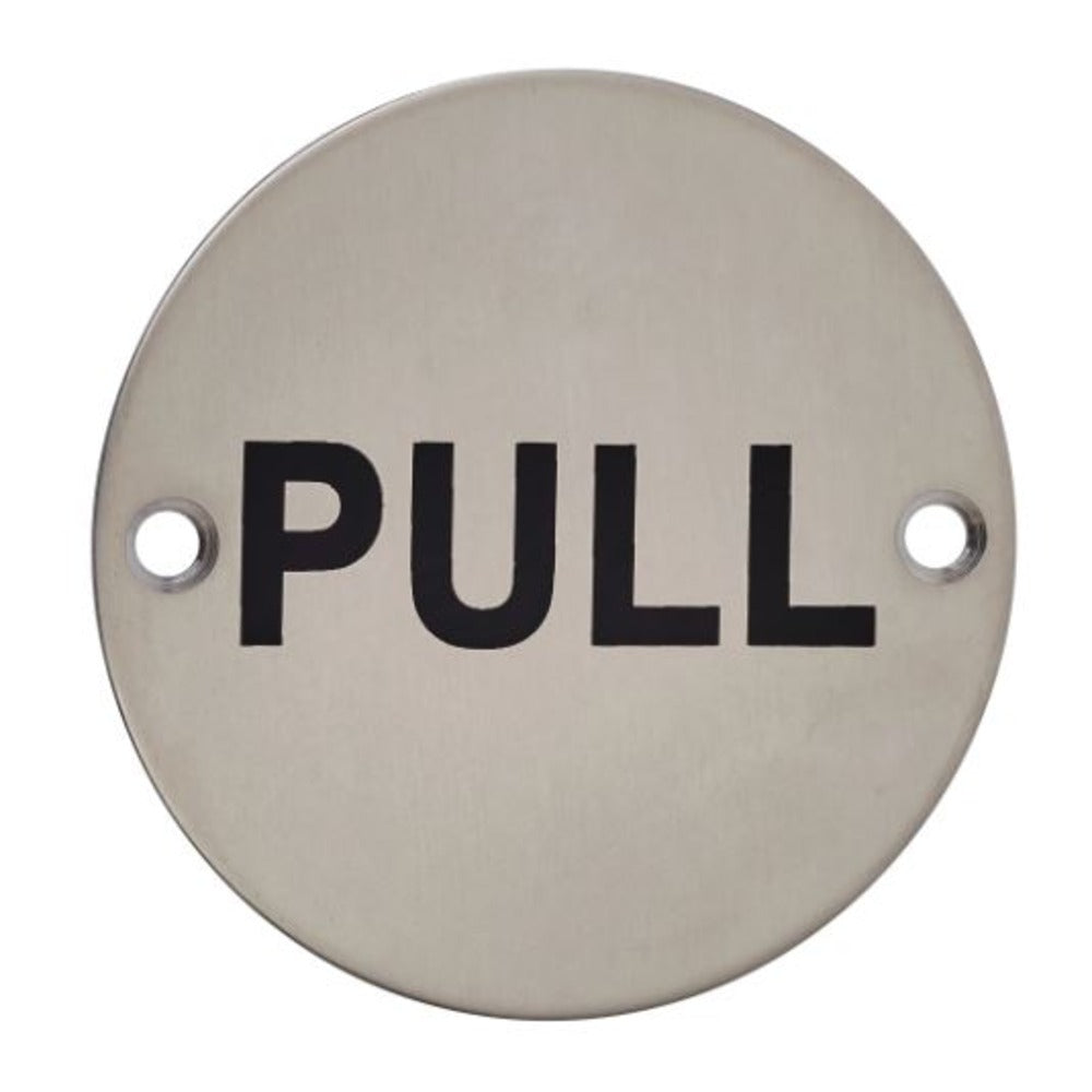 Pull Safety Signs Pull To Open Arrow Back Sign | UK Safety Store
