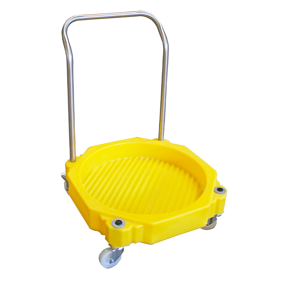 PDDH Bund Poly Trolley with Wheels & Handle - Suitable for 1 x 205 Litre Drum Spill Pallet > Trolley > Spill Containment > Spill Control > Romold > One Stop For Safety   