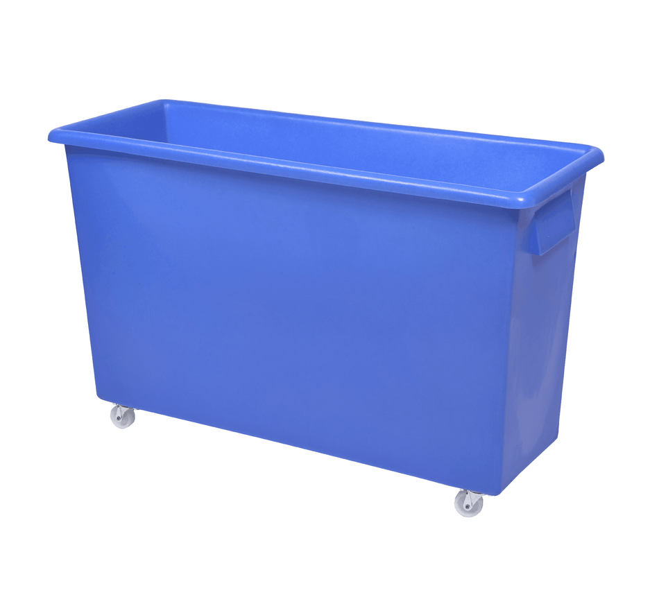 RB0118B Heavy Duty slimline Bottle Skip in Blue - 165 Litre Capacity Mobile Containers > Manual Handling > Plastics Tubs > One Stop For Safety   