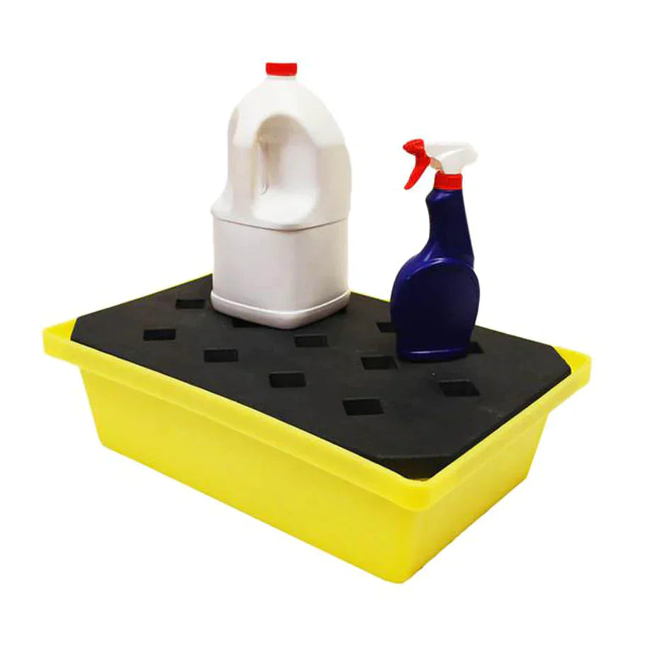 ST20 Drum Spill Drip Tray with Removable Grid - 22 Litre Capacity Spill Pallet > Spill Drip Tray > Spill Containment > Spill Control > Romold > One Stop For Safety   