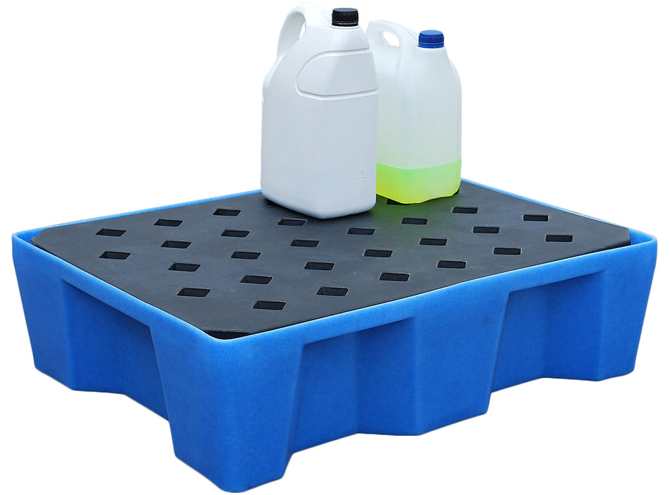 ST66BLUE Drum Spill Drip Tray in Blue with Removable Grid - 66 Litre Capacity Spill Pallet > Spill Drip Tray > Spill Containment > Spill Control > Romold > One Stop For Safety   