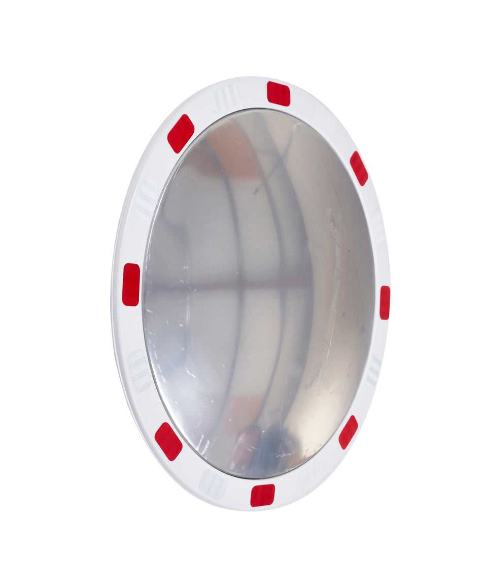 TMRC60Z 600mm Circular Convex Traffic Mirror with Reflective Edges