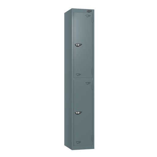 PURE SCHOOL LOCKERS WITH SLATE GREY BODY - SLATE GREY 2 DOOR Storage Lockers > Lockers > Cabinets > Storage > Pure > One Stop For Safety   