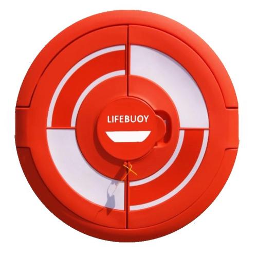 Intergrated Rail Mounted Lifebuoy Housing Cabinet - Suitable for 24 inch Lifebuoys Lifebuoys > Marine Safety > Water Safety Equipment One Stop For Safety   