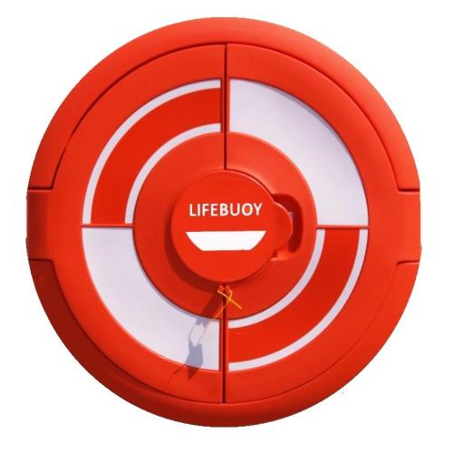 Intergrated Rail Mounted Lifebuoy Housing Cabinet - Suitable for 30 inch Lifebuoys Lifebuoys > Marine Safety > Water Safety Equipment One Stop For Safety   