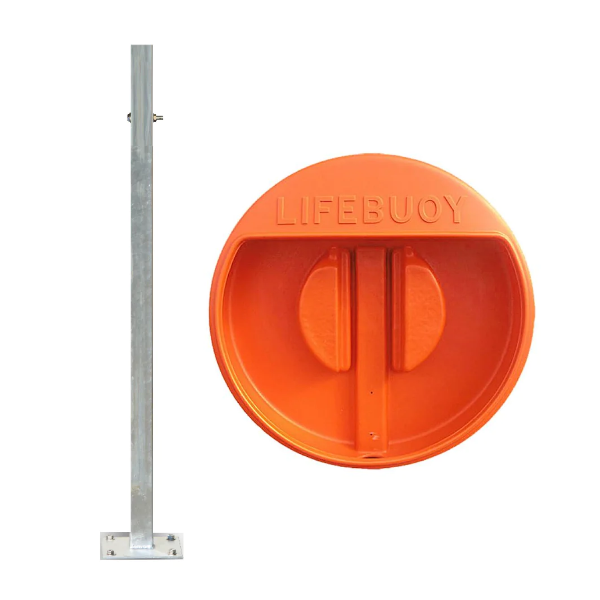 Premium Surface Post Mounted Lifebuoy Housing - Suitable for 24 Inch Lifebuoys Lifebuoys > Marine Safety > Water Safety Equipment One Stop For Safety   