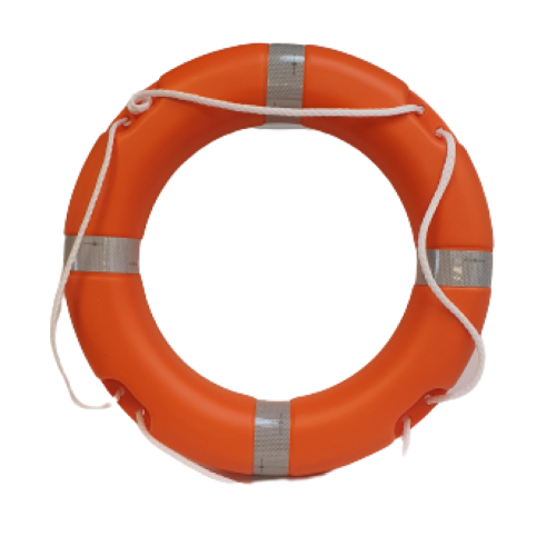 SOLAS Compliant 24" Lifebuoy Orange 2.5kg Life Ring with SOLAS Approved Tape and Grab Lines Lifebuoys > Marine Safety > Water Safety Equipment One Stop For Safety   