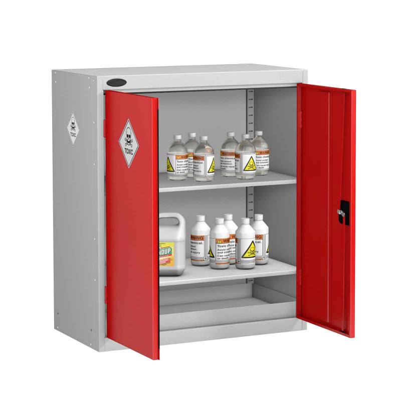 Low Toxic Storage Cabinet with 1 Shelf and Lockable Doors Storage Lockers > Lockers > Cabinets > Storage > Probe > One Stop For Safety   